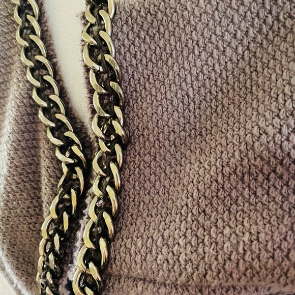 Trouve open sweater jacket with chain details XS - Picture 5 of 7